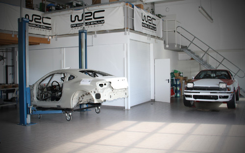 Rallye-Aufbau für den Toyota GT86.