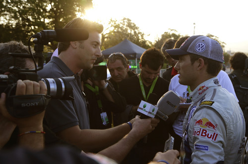 Rallye Australien: Sébastien Ogier im Interview.