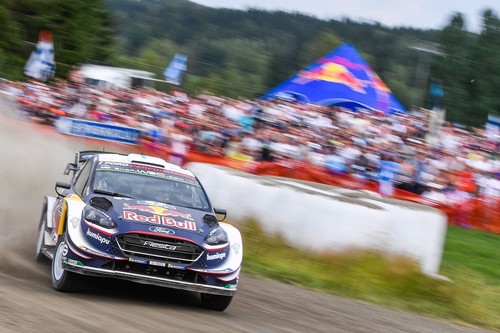Rallye Finnland 2018: Ford Fiesta WRC von Teemu Suninen und Mikko Markkula.