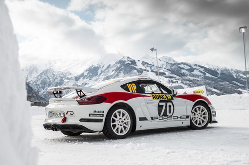 Rallye-Konzeptstudie Porsche Cayman GT4 Clubsport für die FIA-R-GT-Kategorie.