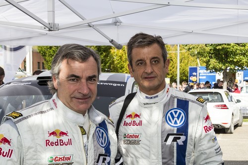 Rallye Legend: Carlos Sainz (links) und Luis Moya.
