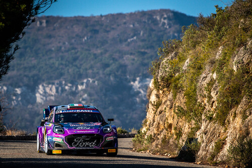 Rallye Monte Carlo 2022: Craig Breen und Paul Nagle belegten im Ford Puma Hybrid Rally1 den dritten Platz.