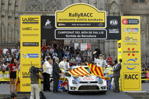 Rallye Spanien 2013: Jari-Matti Latvala wurde Zweiter.