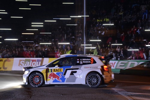 Rallye Spanien 2013: Volkswagen Polo R WRC von Andreas Mikkelsen.