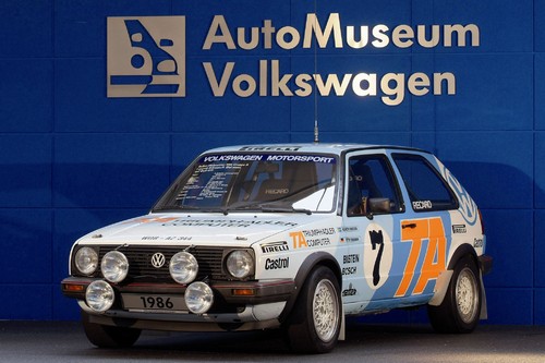 Rallye-Weltmeister 1986 der Gruppe A: Volkswagen Golf II.
