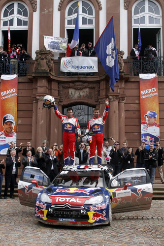 Rallye-Weltmeister: Sébastien Loeb und Daniel Elena.