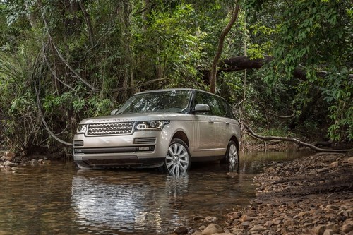 Range Rover im brasilianischen Regenwald.