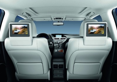 Rear Seat Entertainment-System im Lexus RX 450 h.