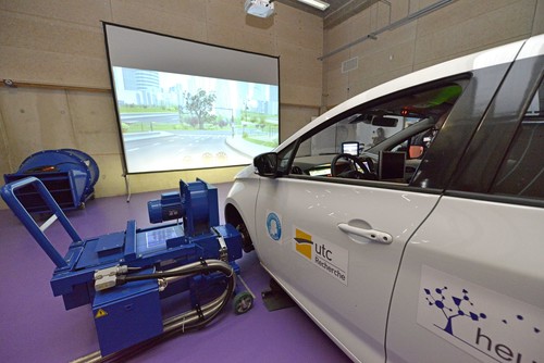 Renault-Forschungszentrum in Compiègne für autonomes Fahren. 