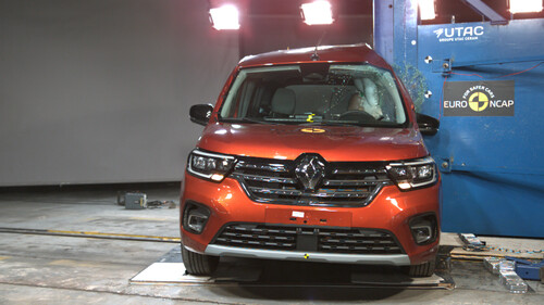 Renault Kangoo im Euro-NCAP-Crashtest.
