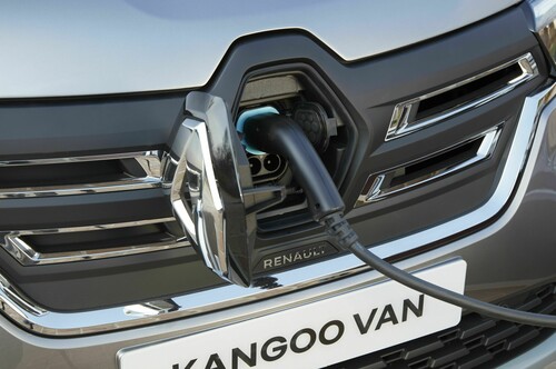 Renault Kangoo Rapid E-Tech 100% Electric.