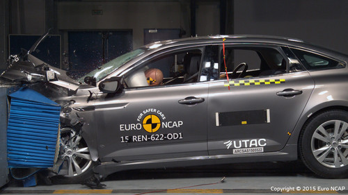 Renault Talisman im Euro-NCAP-Crashtest.