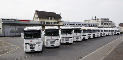 Renault Trucks liefert 15 Lkw für das Formel-1-Team von Sauber.
