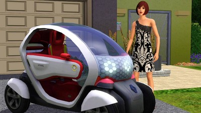 Renault Twizy Z.E. in „Sims 3“.