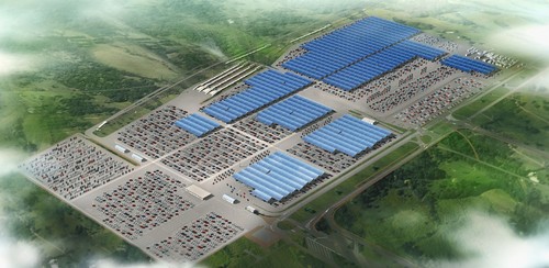 Renault wird auf den Dächern von sechs französischen Produktionsstandorten die weltweit größte Photovoltaikfläche im Automobilsektor installieren.