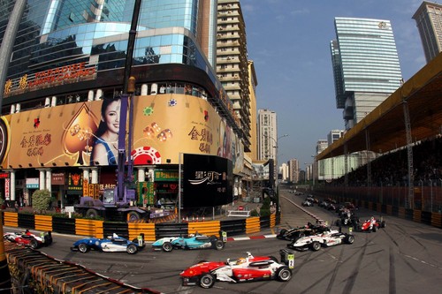 Rennen der Formel-3-Serie in Macau.