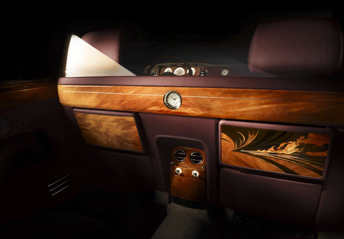 Rolls-Royce Phantom Bespoke Pinnacle Travel Collection Car.
