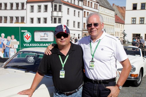 Sachsen Classic 2012: Die VW-Vorstände Hubert Waltl und Ulrich Hackenberg.