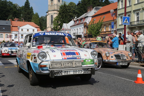 Sachsen Classic 2015: Skoda 1000 MB Rallye (1967) in Krasna Lipa.