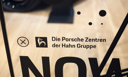 Sales-Pop-up-Store von Porsche in Sindelfingen.