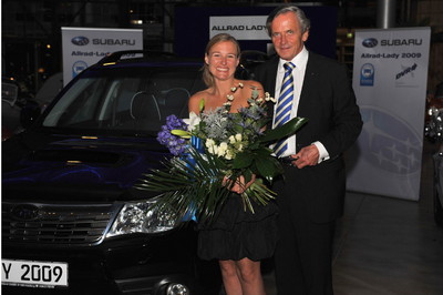 Sandra Michel und Jens Becker, Geschäftsführer Subaru Deutschland.