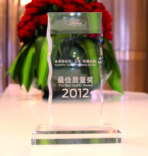 Schaeffler gewinnt Best Quality Award 2012.