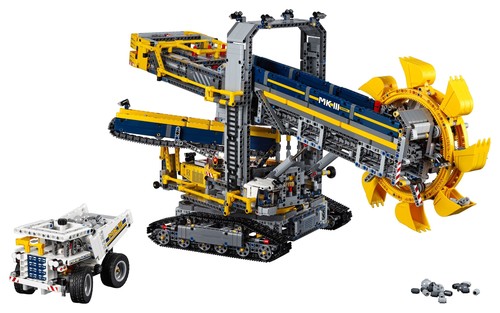 Schaufelradbagger von Lego Technic.