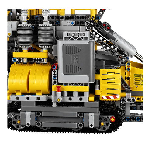 Schaufelradbagger von Lego Technic mit Power-Friction-Motor.
