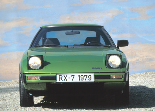 Schlafaugen waren mal modern: Mazda RX-7 von 1979.