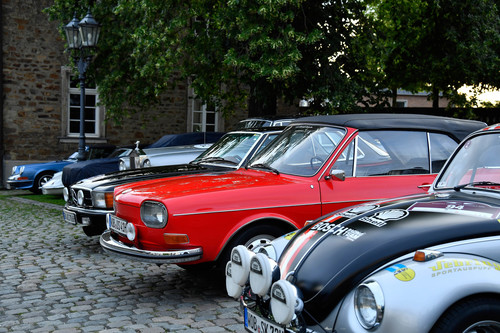 Schloss Bensberg Classics 2016: VW 411 Cabriolet (1968).