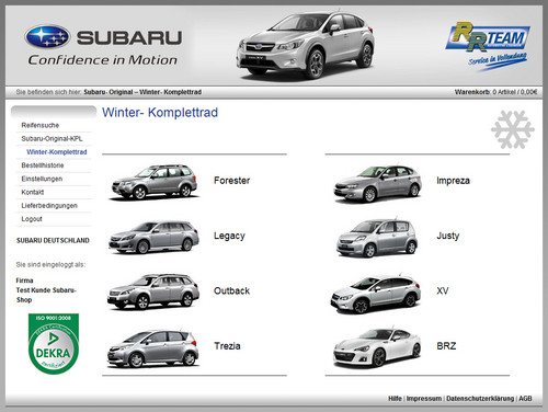 Screenshot: www.subaru-reifenshop.de.