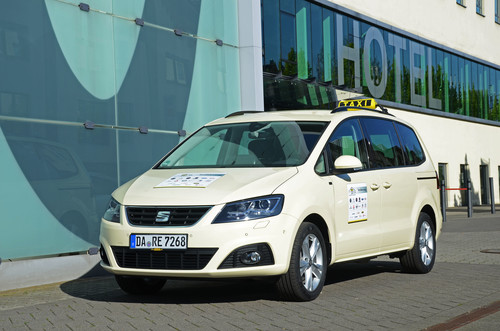 Seat Alhambra in Taxi-Ausführung.