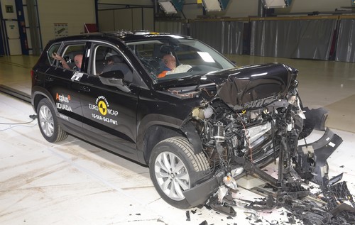 Seat Ateca im Euro-NCAP-Crashtest.