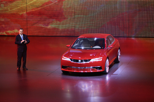 Seat Concept IBL bei der Volkswagen-Vorabendversanstaltung &quot;Driving Diversity&quot;.