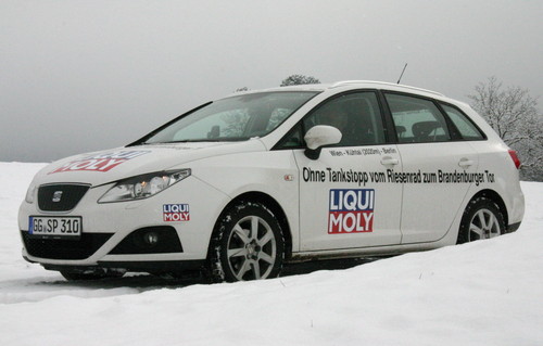 Seat Ibiza ST Kombi 1.2 TDI E-Ecomotive auch im Winter effizient.