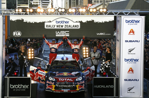 Sébastien Loeb und Daniel Elena gewannen die Rallye Neuseeland.