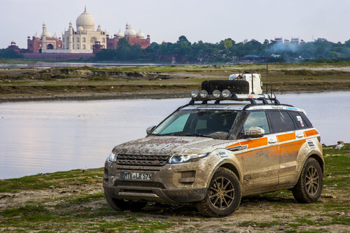 Seidenstraßen-Tour von Land Rover in Indien.