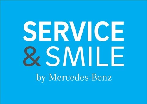 „Service &amp; Smile by Mercedes-Benz“.