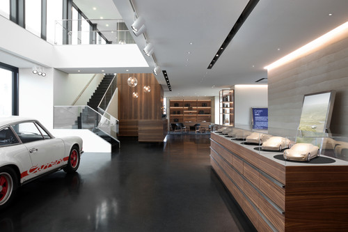 Showroom „Porsche auf Sylt“.
