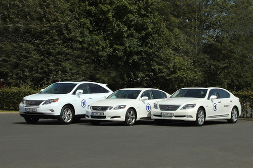 Shuttle-Flotte von Lexus für die IFA.