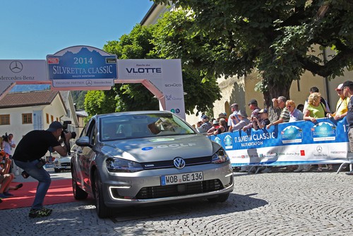 Sieger der E-Silvretta 2014: VW E-Golf.