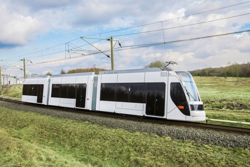 Siemens-Straßenbahn Qatar Foundation Avenio.