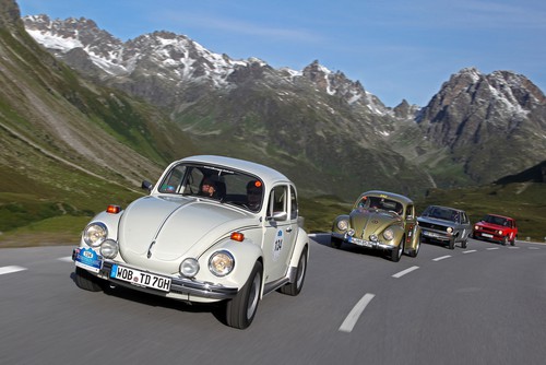 Silvretta-Classic 2014: Das Team von Volkswagen Classic.