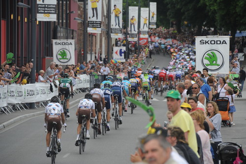 Skoda im Einsatz bei der Tour de France.