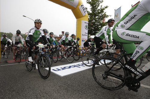Skoda ist erneut Partner des Jedermann-Radrennens „Rund um den Finanzplatz Eschborn-Frankfurt“.