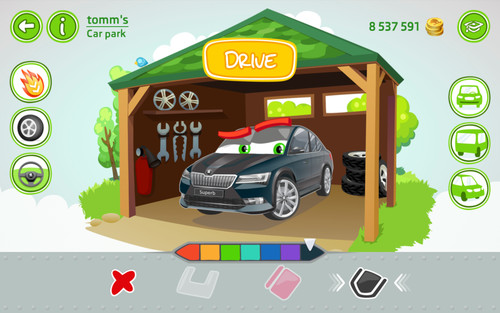 Skoda Little Driver App.