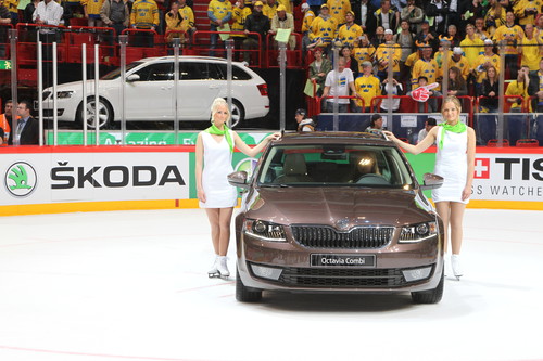 Skoda präsentiert sich zum 22. Mal bei einer Eishockey-Weltmeisterschaft.