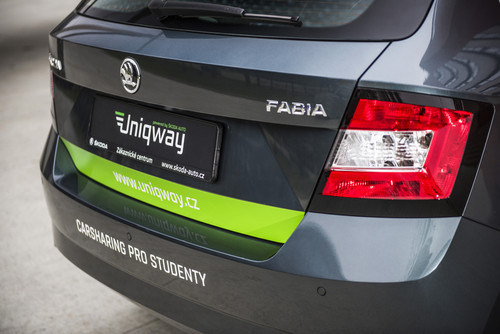 Skoda startet mit 15 Fabia die Carsharing-Plattform Uniqway.