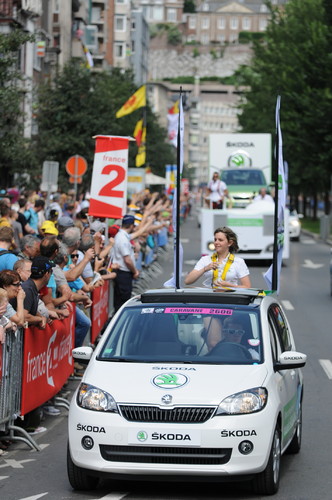 Škoda zum zehnten Mal Hauptsponsor der Tour de France.