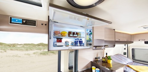 Slim-Line-Kühlschrank im Hobby Vantana.